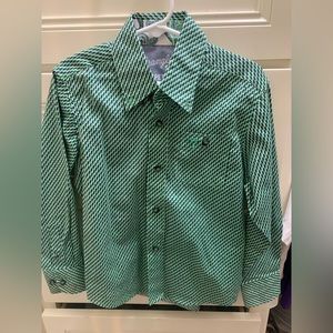 Boys wrangler western shirt. Size small.